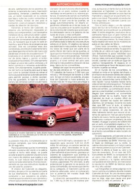Manejando el Audi Cabriolet -Agosto 1994