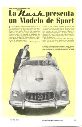 La Nash presenta un Modelo de Sport -Mayo 1951