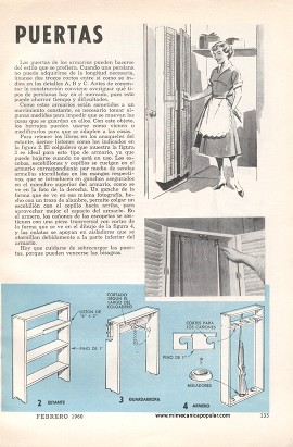 Armarios para puertas - Febrero 1960