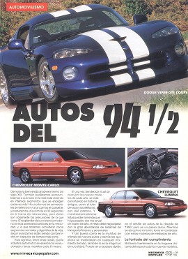 Autos del 94 y medio - Julio 1994