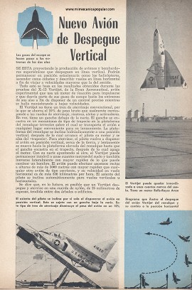 Avión de Despegue Vertical - Octubre 1957