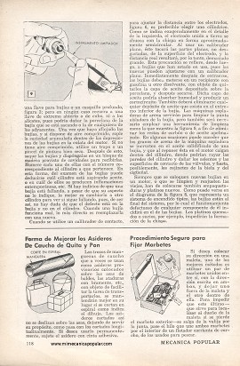 Bujías Calientes y Frías - Marzo 1958