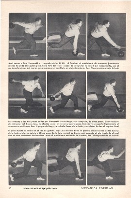 Consejo de los campeones de boliche - Diciembre 1953