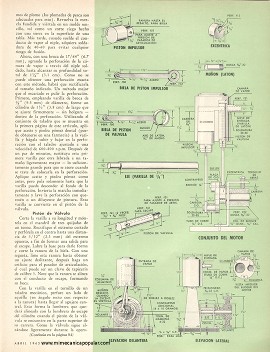 Construye un Motor de Vapor - parte I - Abril 1963