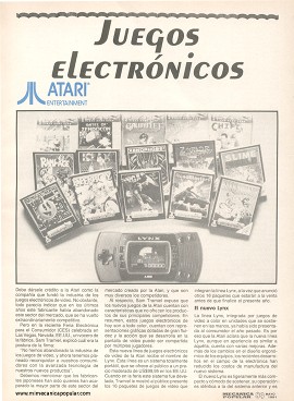Juegos Electrónicos de 1991 - Mayo 1991