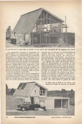 Uso Domestico de Energía Solar -Diciembre 1957
