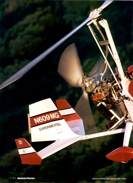 Vuelos radicales - Los girocópteros - Agosto 2001