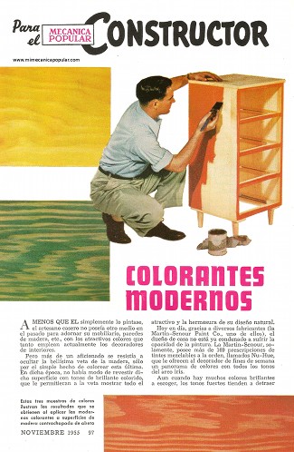 Colorantes modernos - Noviembre 1955