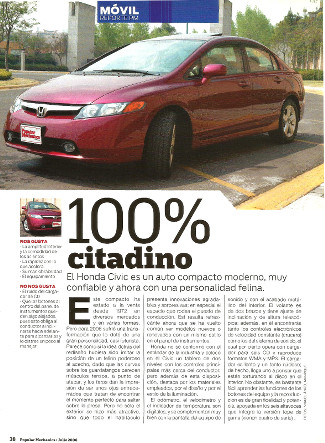 Honda Civic - Julio 2006