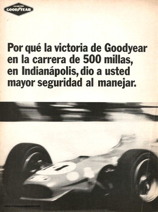 Publicidad - Neumáticos Goodyear - Septiembre 1967