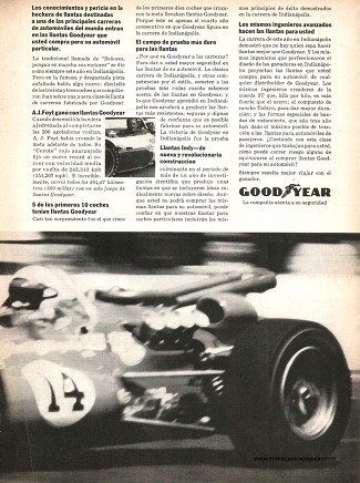 Publicidad - Neumáticos Goodyear - Septiembre 1967