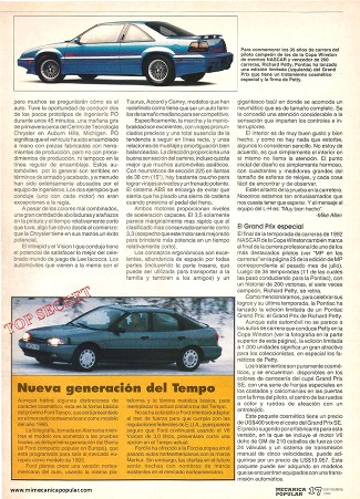 Nuevos Autos - Septiembre 1992