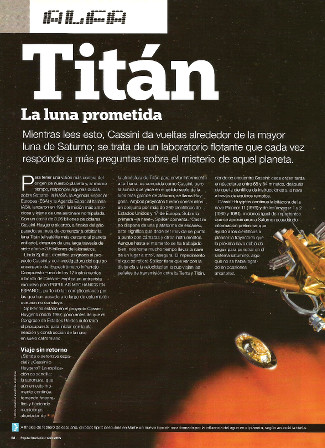 Titán -La luna prometida - Abril 2005
