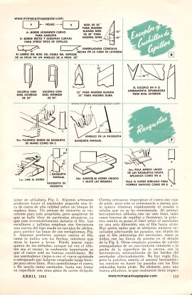 Conserve Sus Herramientas De Taller Afiladas - Abril 1955