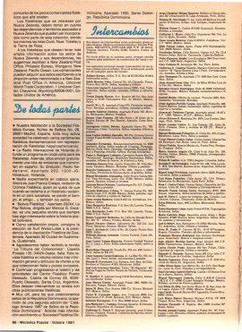 Filatelia - Nueva Zelanda -Octubre 1987