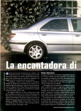 Peugeot, el león francés, presenta su modelo 406 -Marzo 2000