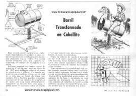 Barril Transformado en Caballito - Septiembre 1965