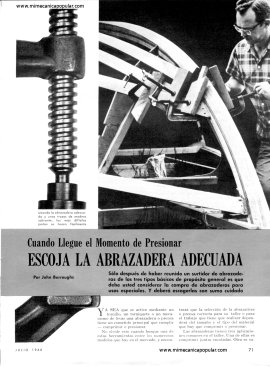Escoja La Abrazadera Adecuada - Julio 1968