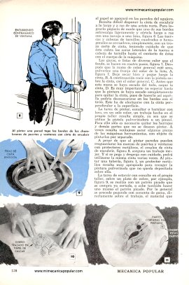 Métodos de Encubrir para Pintar a Pistola - Agosto 1958