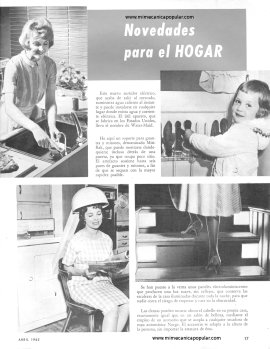Novedades para el Hogar -Abril 1962