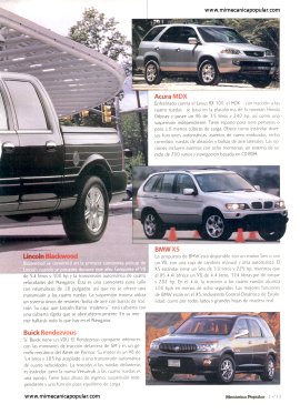 Camionetas de lujo -Abril 2001