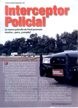 Interceptor Policial - Mayo 2001