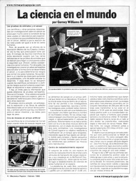 La ciencia en el mundo -Febrero 1982