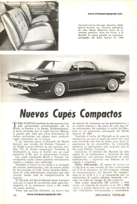 Nuevos Cupés Compactos en Julio 1961