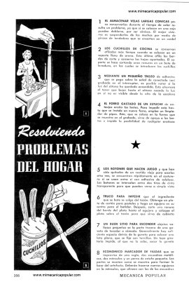Resolviendo problemas del Hogar - Diciembre 1949