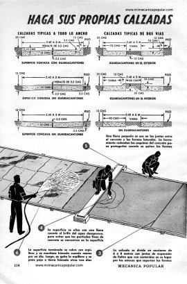 Haga Sus Propias Calzadas de Concreto - Septiembre 1951