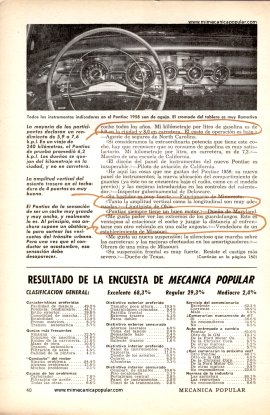 Informe de los Dueños: Pontiac 1958 - Julio 1958