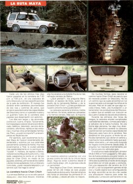 La Ruta Maya en Land Rover -Noviembre 1994
