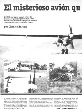 El misterioso avión que casi mata a Howard Hughes - Febrero 1981