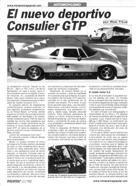 El Deportivo Consulier GTP - Marzo 1991
