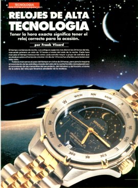 Relojes de alta tecnología -Abril 1993