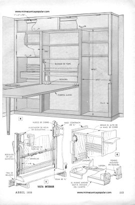 Útil Armario de Costura - Abril 1958