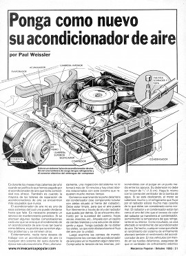 Ponga como nuevo su acondicionador de aire del automóvil - Octubre 1983