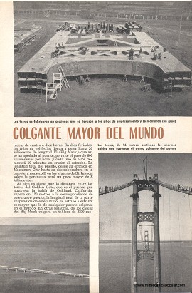 El Big Mack -El Puente Colgante Mayor del Mundo -Marzo 1957