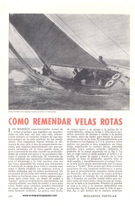 Cómo Remendar Velas Rotas - Septiembre 1949