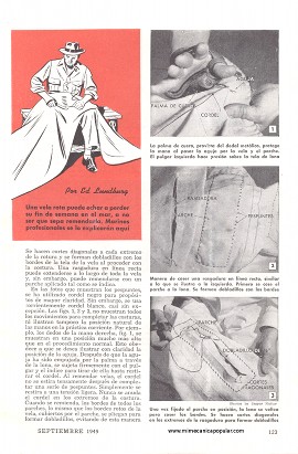 Cómo Remendar Velas Rotas - Septiembre 1949