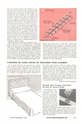 Cómo Remendar Velas Rotas - Septiembre 1949