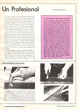 Corte Cristales Como un Profesional - Enero 1973