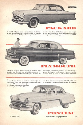 Desfile de Autos del 54 - Abril 1954