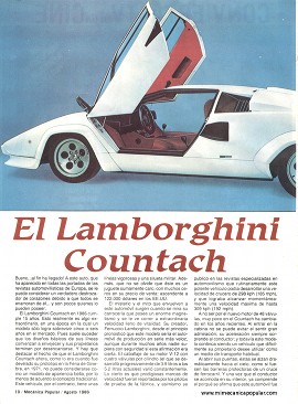 Lamborghini Countach - Agosto 1986