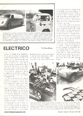 Manejé el Primer Auto Eléctrico - Diciembre 1972