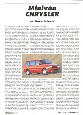 Miniván Chrysler - Abril 1994