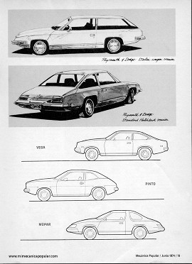 Los Pequeños Autos de la Chrysler -Junio 1974