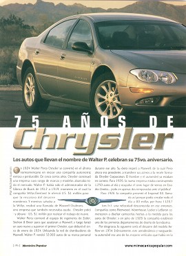 75 años de Chrysler - Abril 1999
