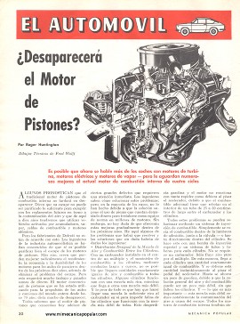 ¿Desaparecerá el Motor de Pistones? - Abril 1969
