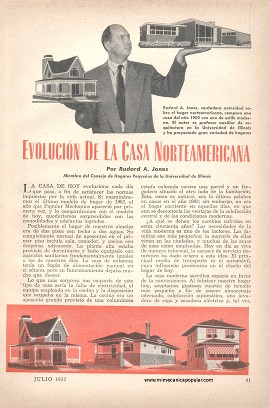 Evolución de la Casa Norteamericana - Julio 1952